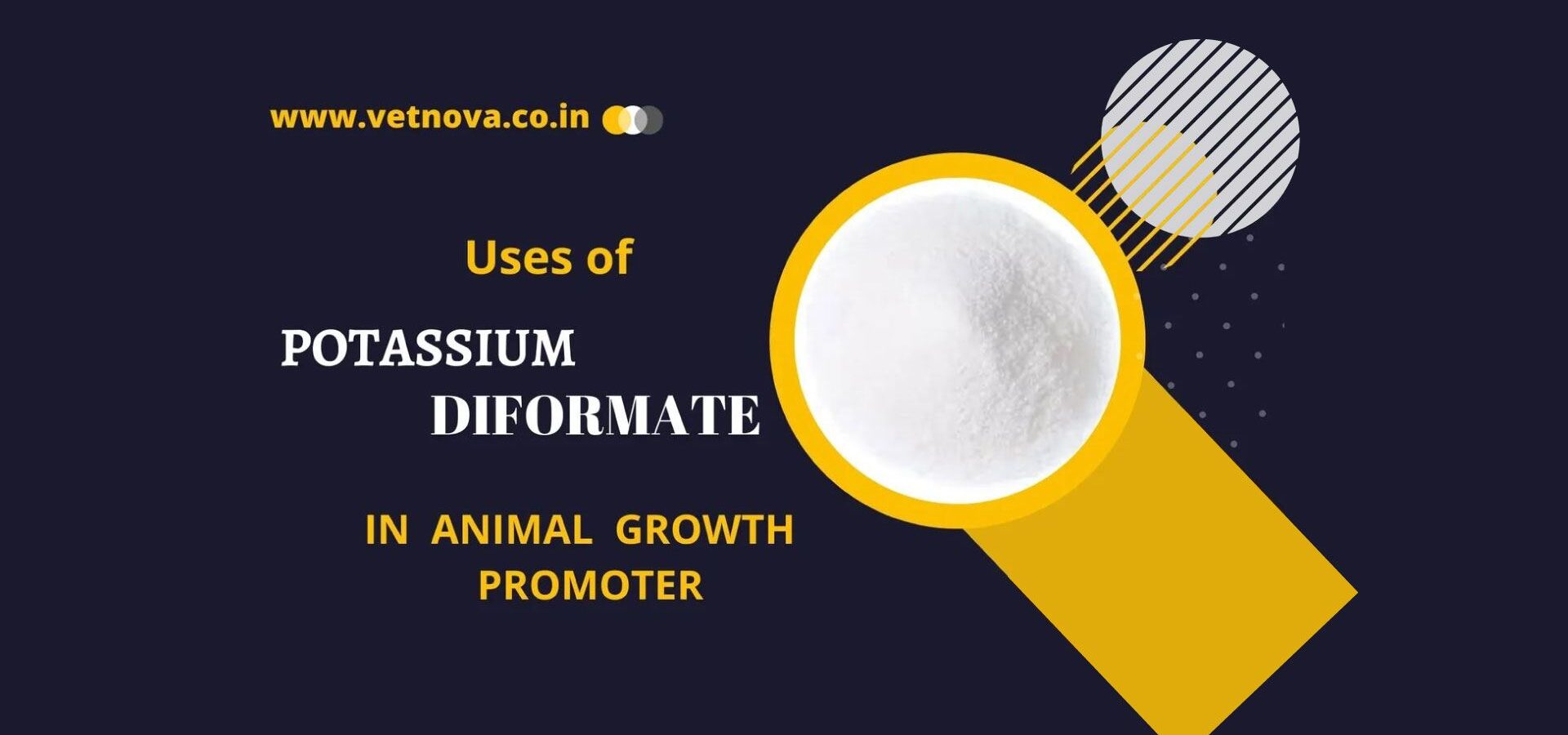 Uses of Potassium Diformate in Animal Growth Promoter