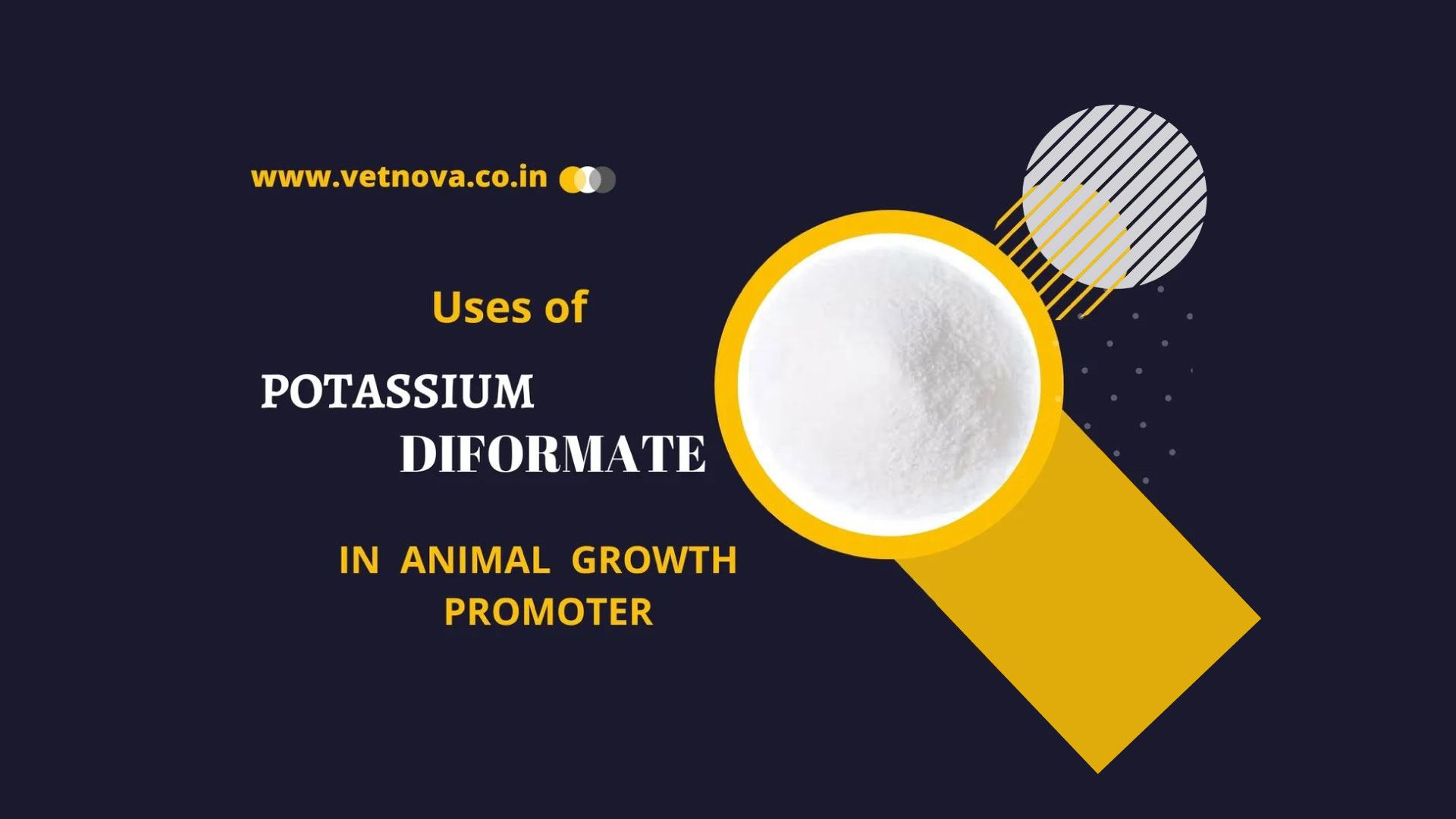 Uses of Potassium Diformate in Animal Growth Promoter