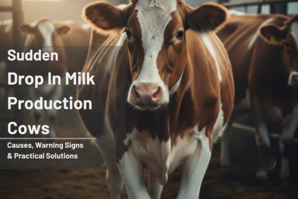 Sudden Drop in Milk Production Cows
