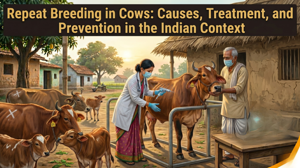 Repeat Breeding in Cows: Causes, Treatment and Prevention